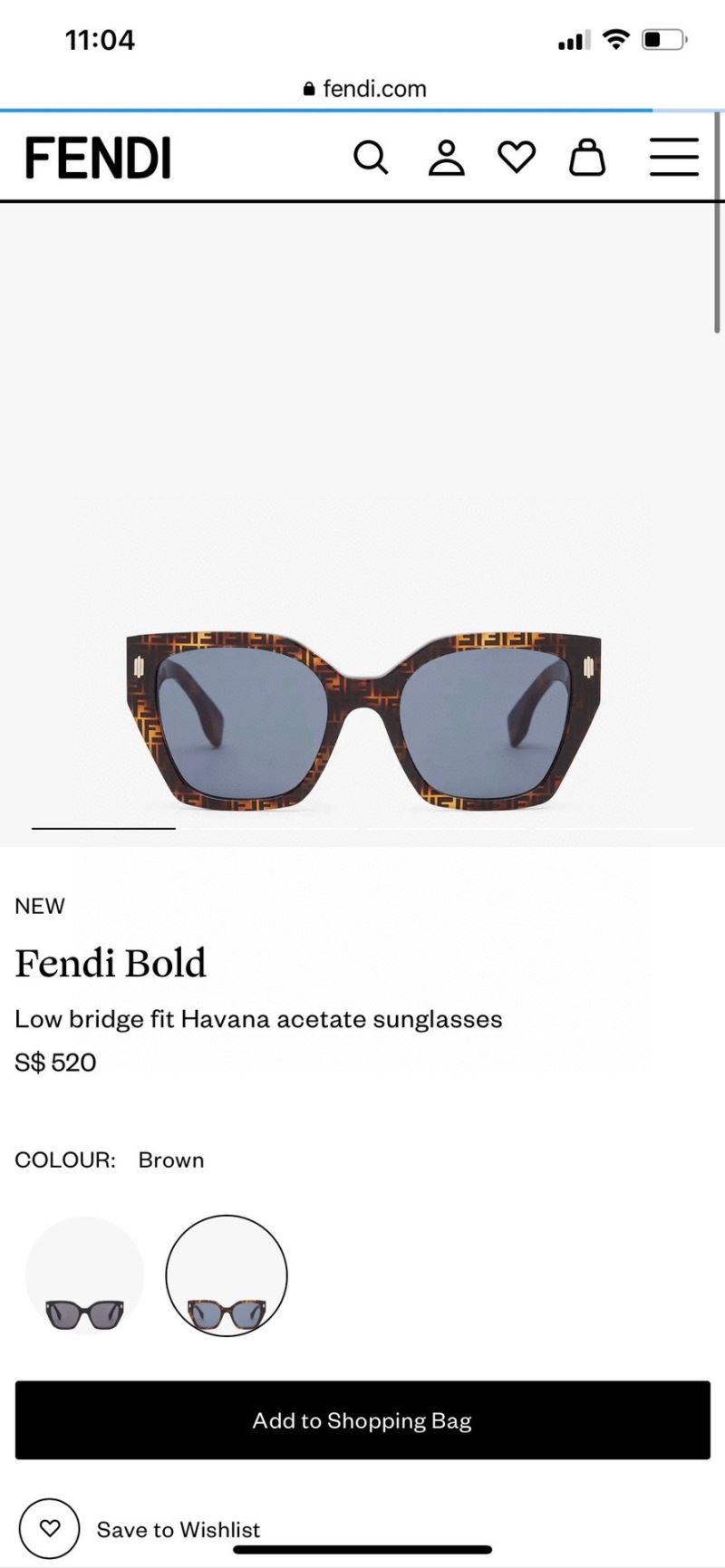 Fendi Sunglasses